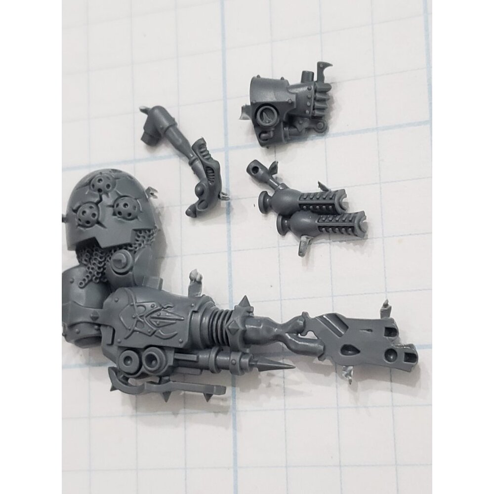 Warhammer 40k Death Guard Bits Lord of Virulence Terminator Plague Spewer w Hand - Picture 2 of 5